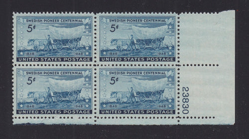 # 958 (1948) Swedish Pioneers - PB, LR #23830 MNH