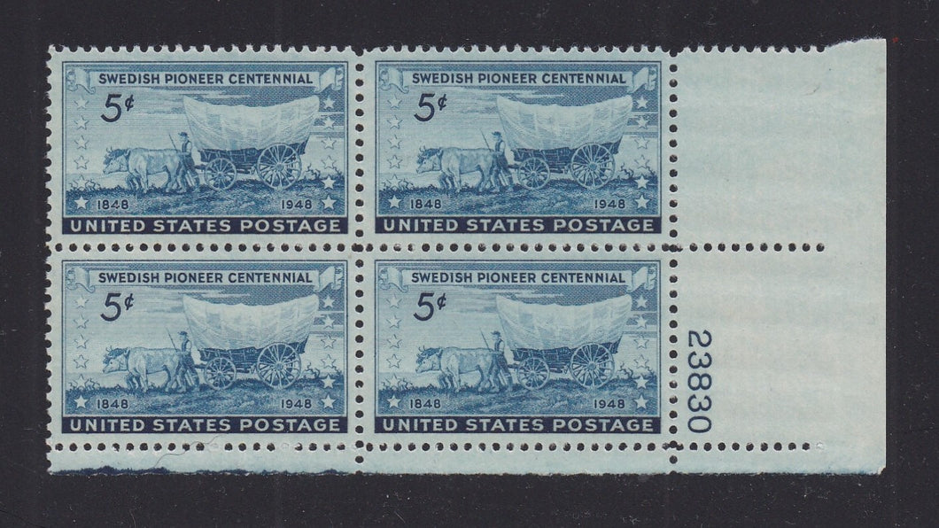 # 958 (1948) Swedish Pioneers - PB, LR #23830 MNH