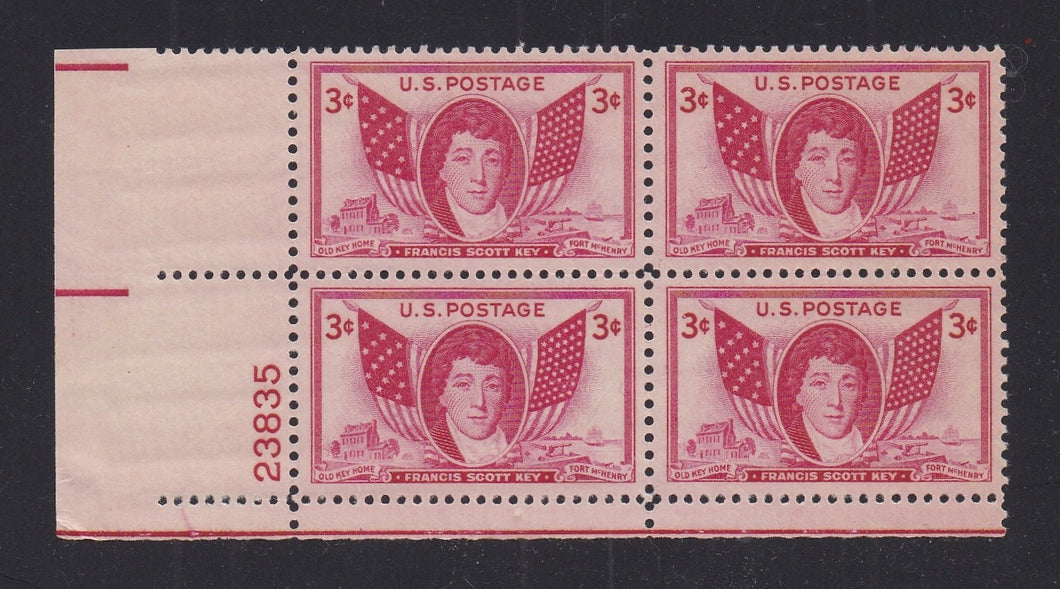 # 962 (1948) Francis Scott Key - PB, LL #23835, MNH