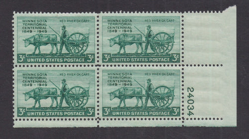 # 981 (1949) Minnesota Territory - PB, LR #24034, MNH