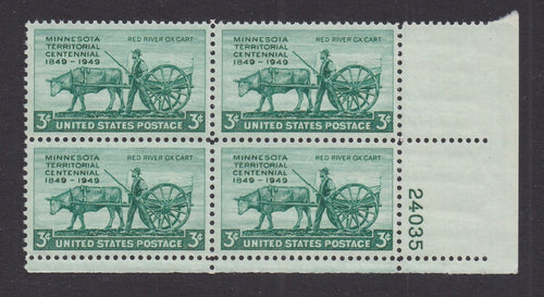 # 981 (1949) Minnesota Territory - PB, LR #24035, MNH