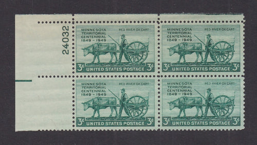 # 981 (1949) Minnesota Territory - PB, UL #24032, MNH