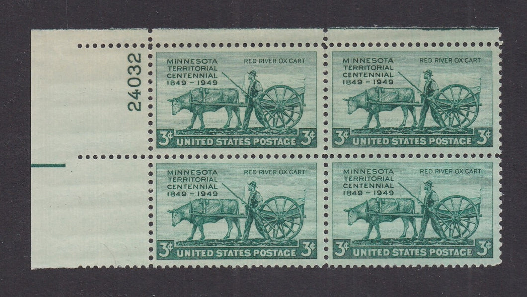 # 981 (1949) Minnesota Territory - PB, UL #24032, MNH