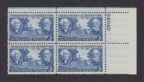 # 982 (1949) Washington & Lee University - PB, UR #24040, MNH