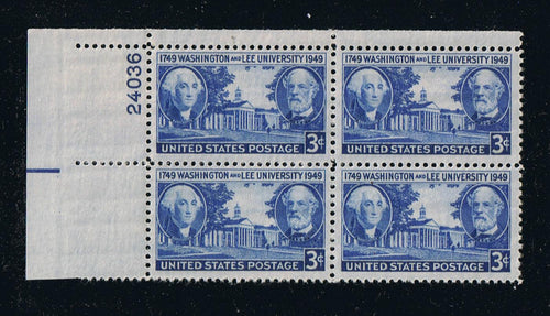 # 982 (1949) Washington & Lee University - PB, UL #24036, MNH