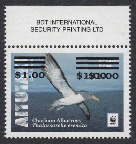 A (2019) WWF Albatross Issue Re-Valued - ERROR Sgl [3]