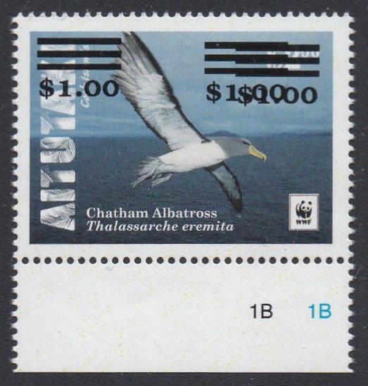 A (2019) WWF Albatross Issue Re-Valued - ERROR Sgl [9]