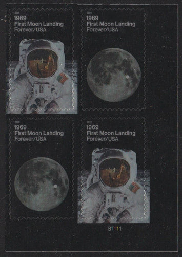 # 5399-5400 (2019) Apollo 11 Moon Landing - PB, LR #B1111, MNH