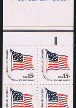 # BK130 (1978) Ft McHenry Flag, DG, MB Tag - BKLT, Coarse Print LRM, MNH