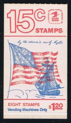 # BK130 (1978) Ft McHenry Flag, DG, MB Tag - BKLT, Coarse Print LRM, MNH