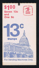 BK131 (1977) Flag over the Capitol - BKLT, Screen Print, LMR over 13c (Three Dot), Count Mark, MNH