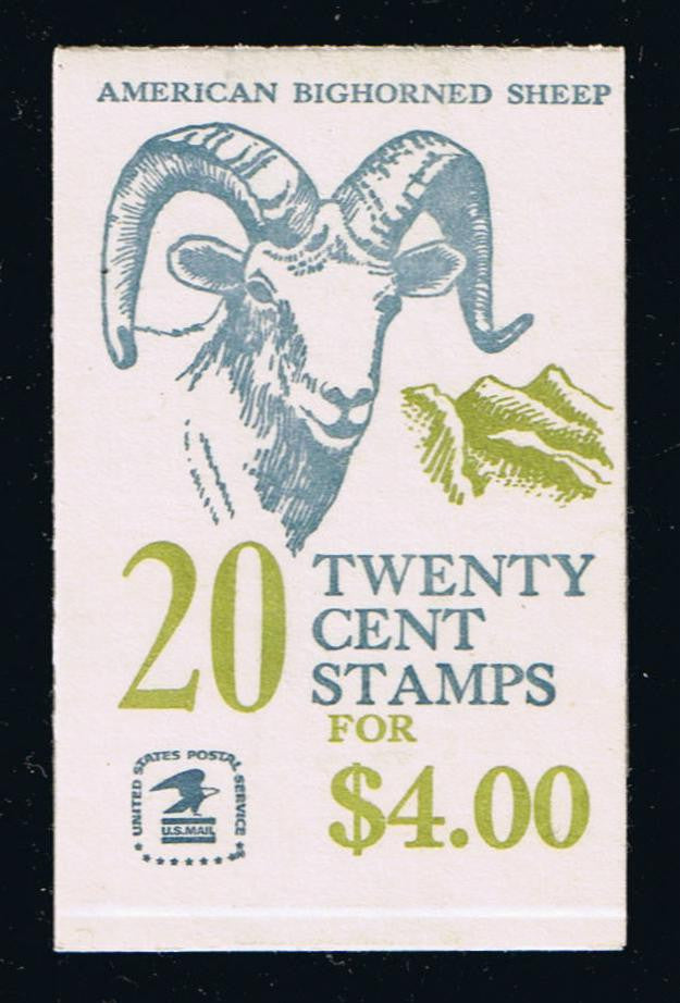 BK142 (1982) Bighorn Sheep - BKLT, #2, Olive Green, No Dot, MNH