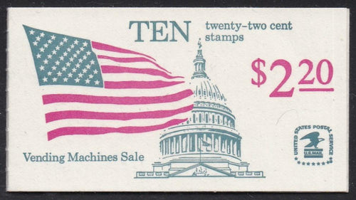 BK145 (1985) Flag Issue - BKLT, Confederate Blue, #1, Scored (4-1/4), MNH