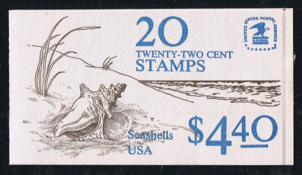 BK147 (1985) Seashells - BKLT, #3, Blue/Brown Cover, MNH