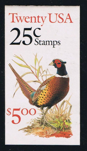 BK158 (1988) Pheasant - BKLT, #A1111, Smooth Cover Fold, MNH
