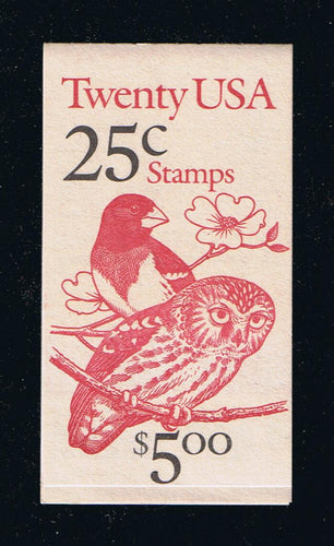 BK160 (1988) Owl and Grosbeak - BKLT, Two Buds, #1111