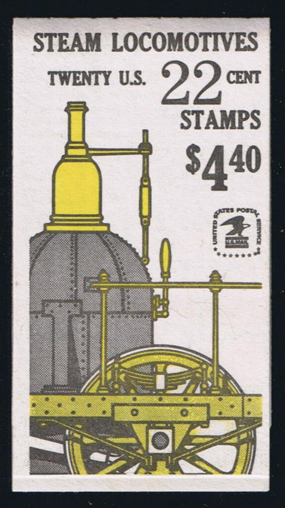 BK163 (1987) Steam Locomotives - BKLT, Plt #1, Type I EE Dashes, MNH