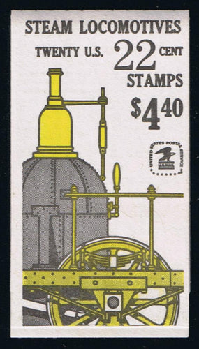 BK163 (1987) Steam Locomotives - BKLT, Plt #1, Type II EE Dashes, MNH