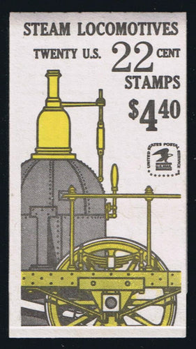 BK163 (1987) Steam Locomotives - BKLT, Plt #2, Type I EE, MNH