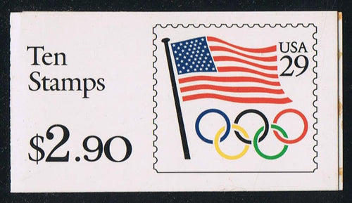 BK186 (1991) Flag with Olympic Rings - BKLT, Rate Chart, MNH