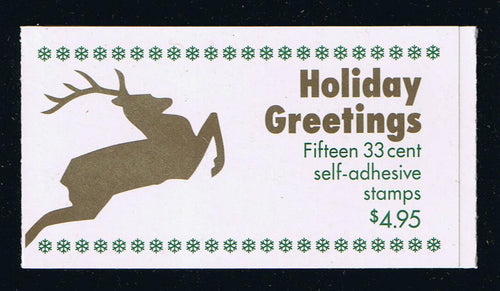 # BK276B (1999) Christmas Deer - Bklt