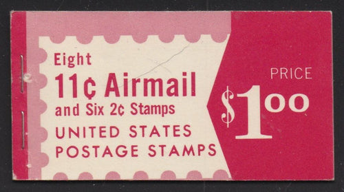 BKC22 (1971) Silhouette of Jet Airliner, Wright - BKLT, Large Clock, FVF MNH
