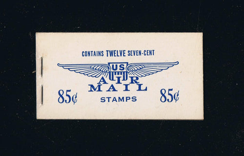 BKC6 (1958) Silhouette of Jet Airliner, Airmail - BKLT, VF/XF [2]