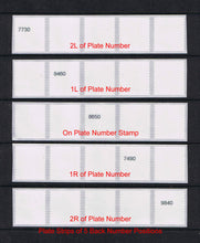 # 4894-97 (2014) Wavy Flag, bright white - PS/5, plt C11 with 5-digit 2R Back Number