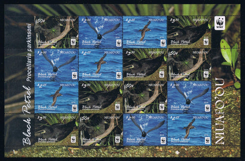 # 343 (2016) WWF Bird - Black Petrel Miniature Sheet
