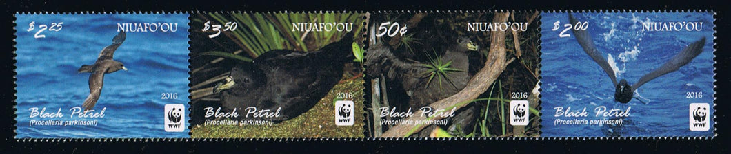 # 343 (2016) WWF Bird - Black Petrel Strip