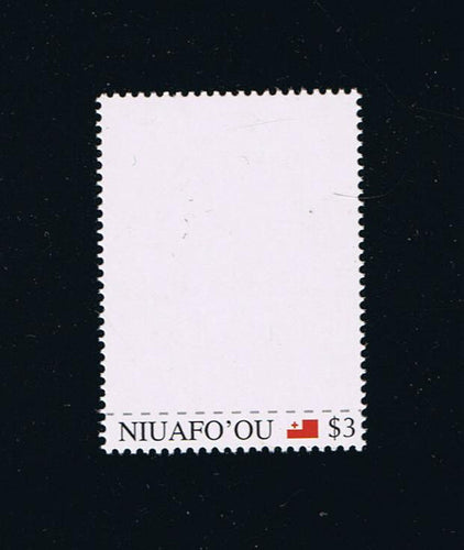 Niuafo'ou “Blank Stamp” 2012 Issue with Flag