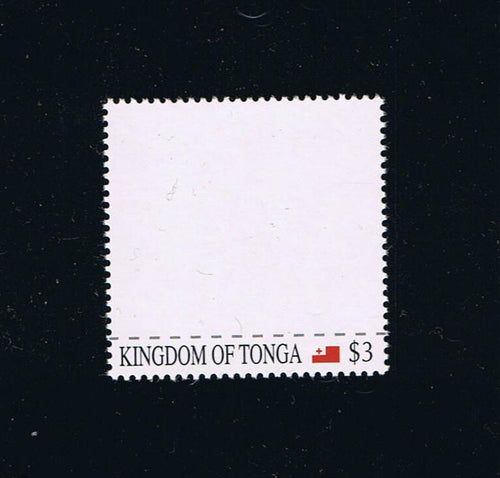 Tonga “Blank Stamp” 2012 Issue with Flag