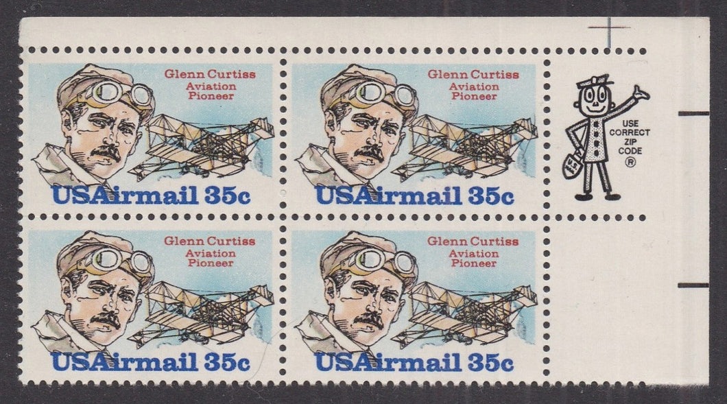 # C100 (1980) Curtiss - Mr. Zip, BK/4, UR, MNH