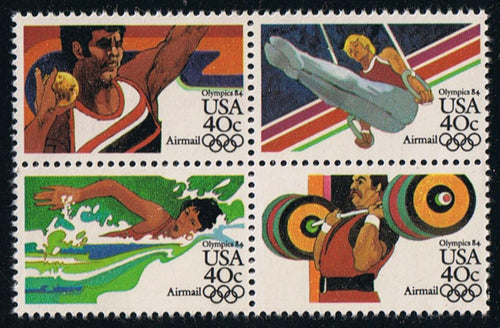 # C105-08 (1983) Summer Olympics, Perf 11.2 - BK/4, MNH