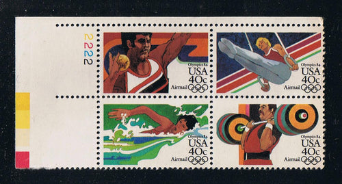 # C105-08 (1983) Summer Olympics Perf 11.2 - PB, UL #2222, MNH