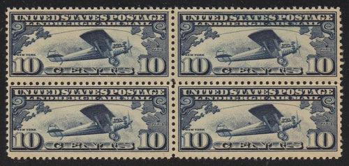 # C10 (1927) Lindbergh's Plane - BK/4, MNH