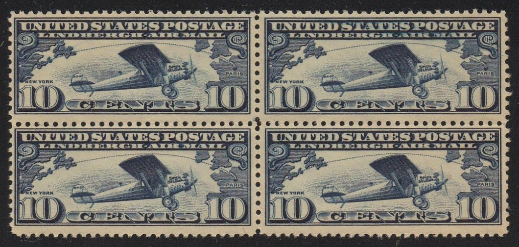 # C10 (1927) Lindbergh's Plane - BK/4, MNH