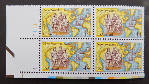 # C117  (1988) New Sweden Settlement - PB, LL #1111-1, MNH