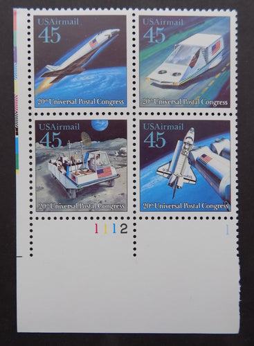 # C122-25 (1989) Futuristic Mail - PB, LL #1112-1, MNH