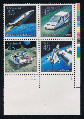 # C122-25 (1989) Futuristic Mail - PB, LR #1111-1, MNH