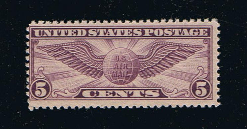 # C12 (1930) Winged Globe - Sgl, MNH [8]
