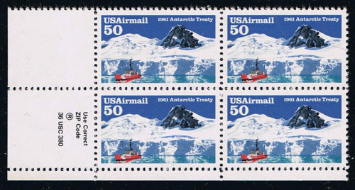 # C130 (1991) Antarctic Treaty - Zip BK/4, LL, MNH