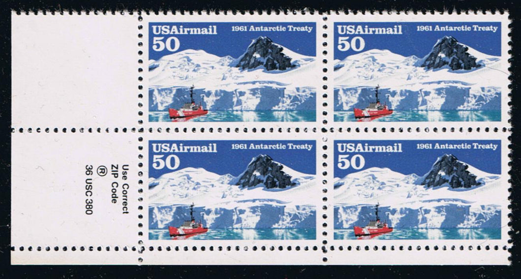 # C130 (1991) Antarctic Treaty - Zip BK/4, LL, MNH