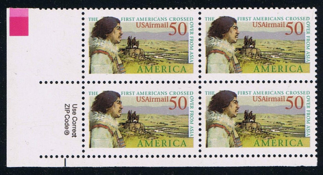 # C131 (1991) Bering Land Bridge - Zip BK/4, LL, MNH
