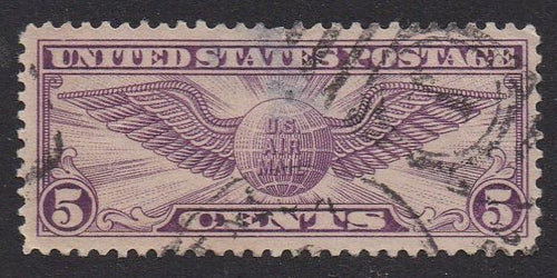 # C16 (1931) Winged Globe - Sgl, Used, XF [3]