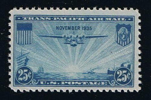 # C20 (1935) China Clipper - Sgl, FVF MNH