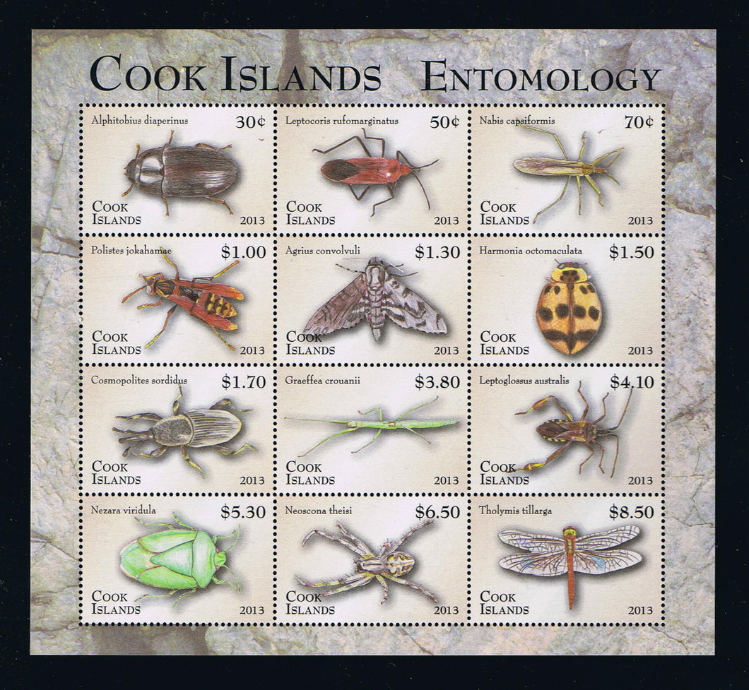 Cook Islands Entomology / Insects Sheetlet