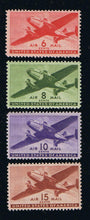 # C25-C31 (1941//44) Twin-Motored Transport - Sgls, Set/7, XF MNH [D]