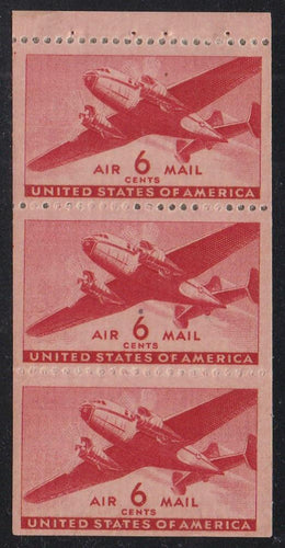 # C25a (1943) Twin-Motored Transport - Bklt pane, MNH [2]