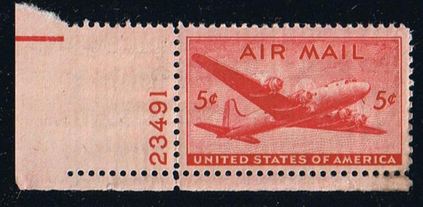 # C32 (1946) DC-4 Skymaster - Plt sgl, LL #23491, MH